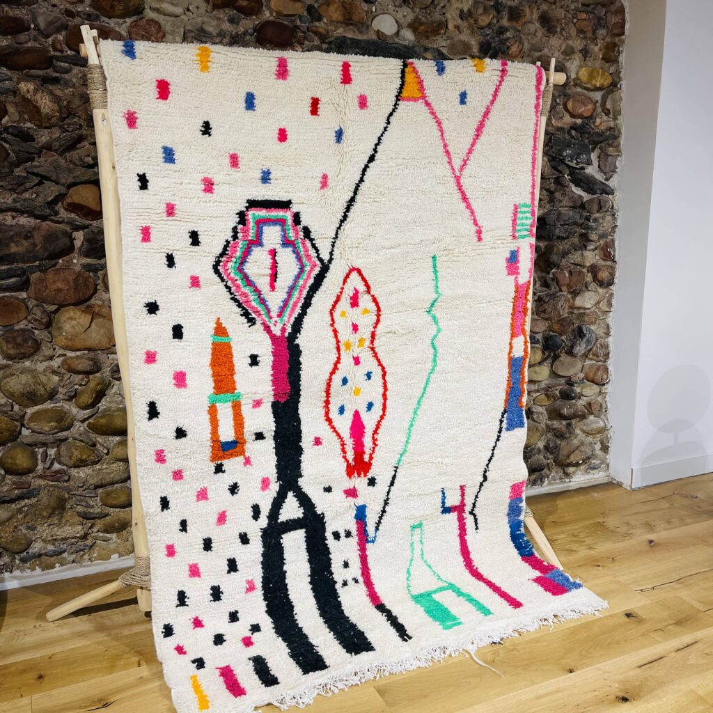 tapis berbere motifs colorés