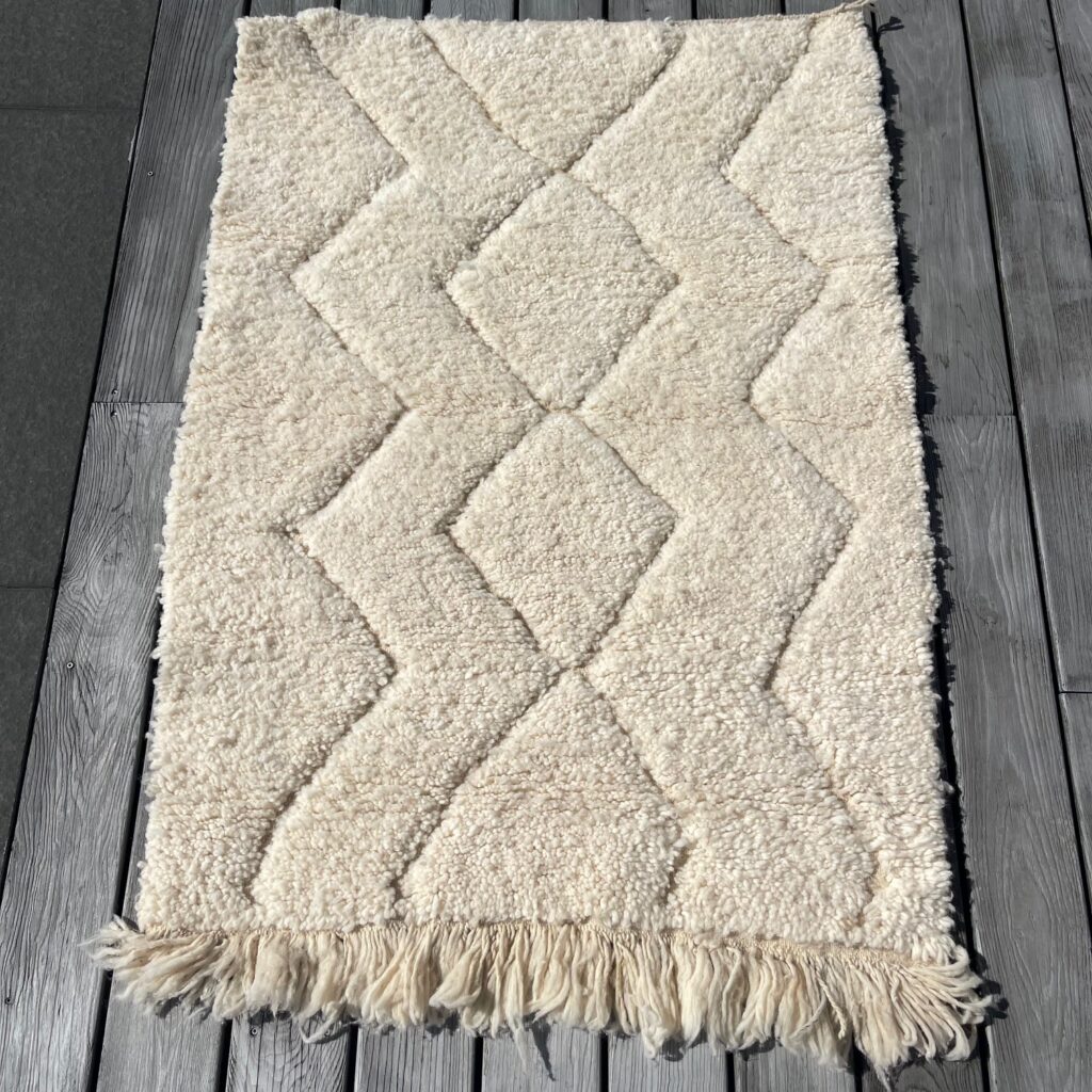 tapis berbère blanc