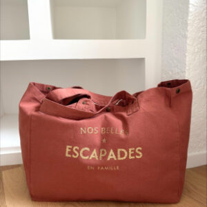 Grand cabas Bois de rose