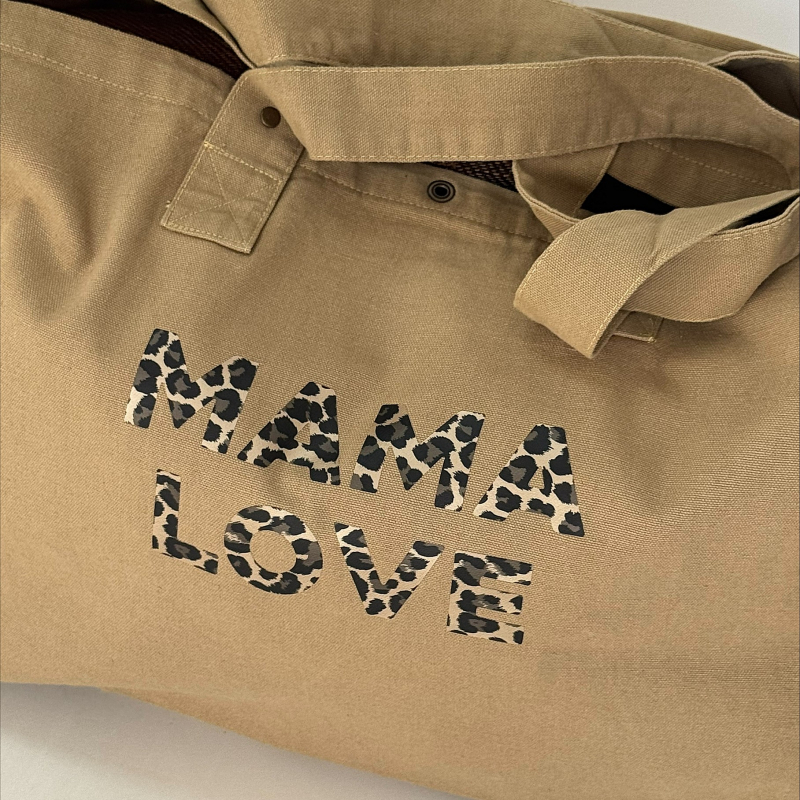 Grand cabas Sable Mama love