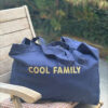 Grand cabas bleu navy Cool family